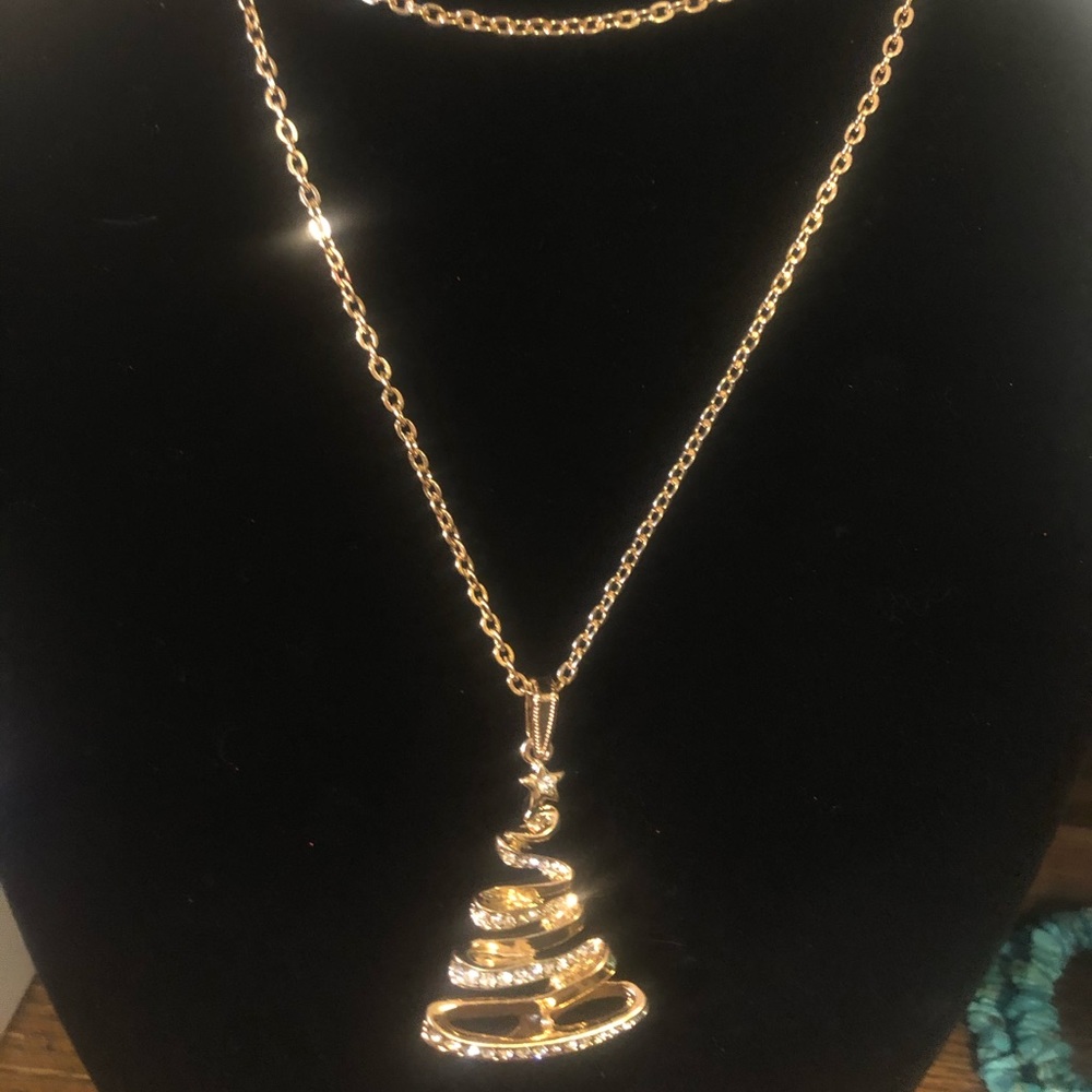 Christmas Tree Necklace